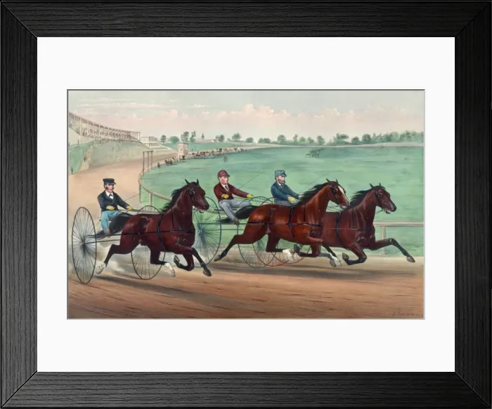 Framed Print : Well together at the first turn Framed Print : Well together at the first turn