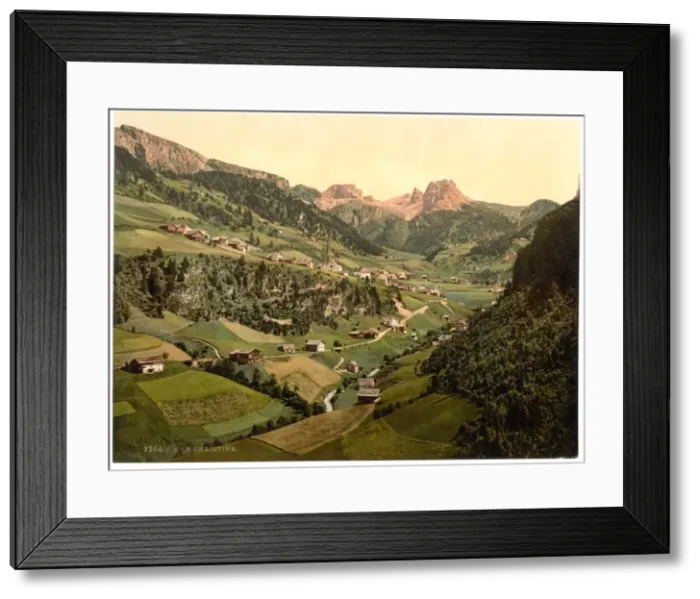 Framed Print : Santa Christiana (i. e. Santa Christiana Val Gardena), Tyrol Framed Print : Santa Christiana (i. e. Santa Christiana Val Gardena), Tyrol