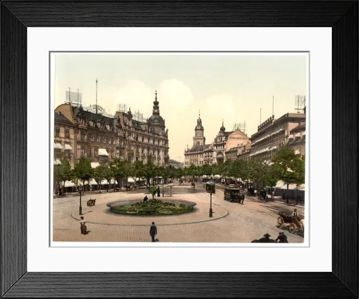 Framed Print : Ross Market, Frankfort on Main (i. e. Frankfurt am Main), Ger Framed Print : Ross Market, Frankfort on Main (i. e. Frankfurt am Main), Ger