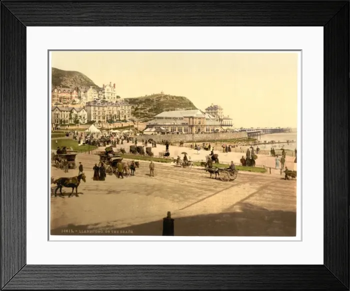 Framed Print : On the beach, Llandudno, Wales Framed Print : On the beach, Llandudno, Wales