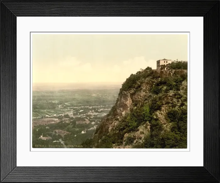 Framed Print : Hexentanzplatz and Thale, Bodethal, Hartz, Germany Framed Print : Hexentanzplatz and Thale, Bodethal, Hartz, Germany