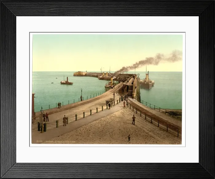 Framed Print : Admiralty Pier, Dover, England Framed Print : Admiralty Pier, Dover, England