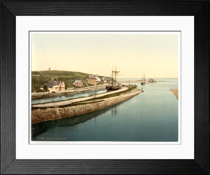 Framed Print : Bude, the lock, Cornwall, England Framed Print : Bude, the lock, Cornwall, England