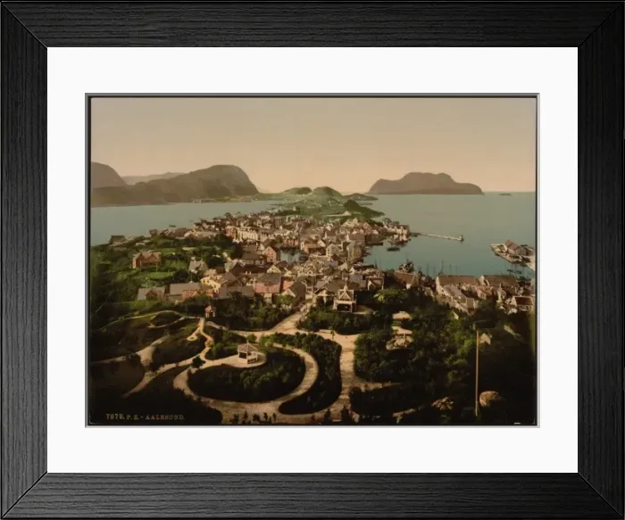 Framed Print : General view, Alesund, Norway Framed Print : General view, Alesund, Norway