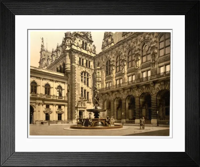 Framed Print : Court House, Hamburg, Germany Framed Print : Court House, Hamburg, Germany
