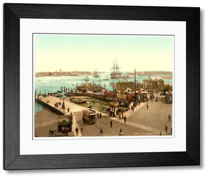 Framed Print : Harbor, Portsmouth, England Framed Print : Harbor, Portsmouth, England