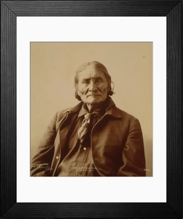 Framed Print : Geronimo - (Guiyatle) - Apache Framed Print : Geronimo - (Guiyatle) - Apache