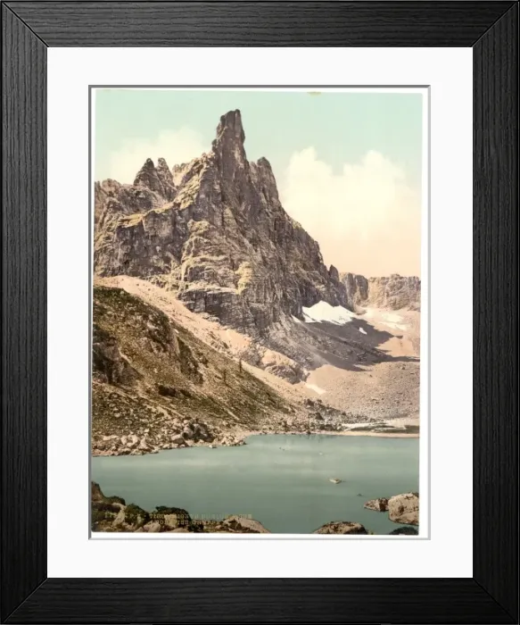 Framed Print : Mt. Surlon and Sorapiss, Tyrol, Austro-Hungary Framed Print : Mt. Surlon and Sorapiss, Tyrol, Austro-Hungary
