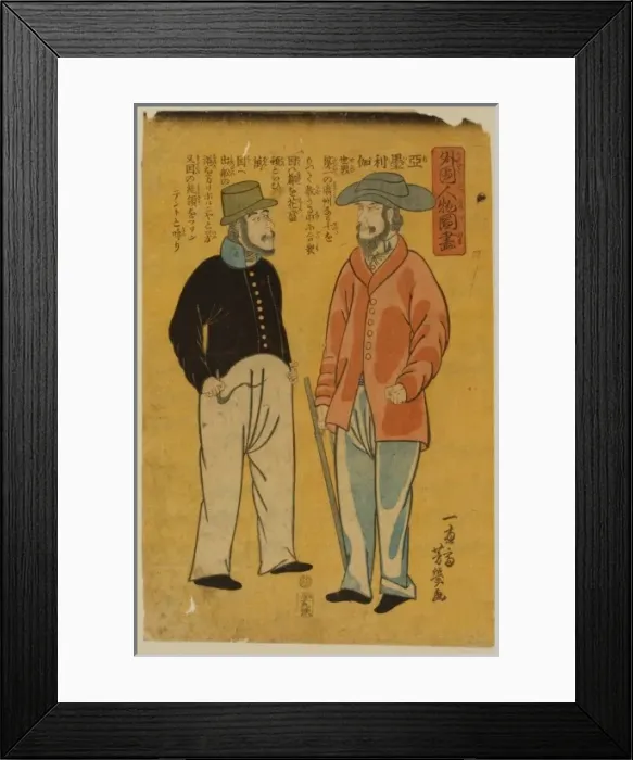 Framed Print : People from foreign lands - Americans Framed Print : People from foreign lands - Americans