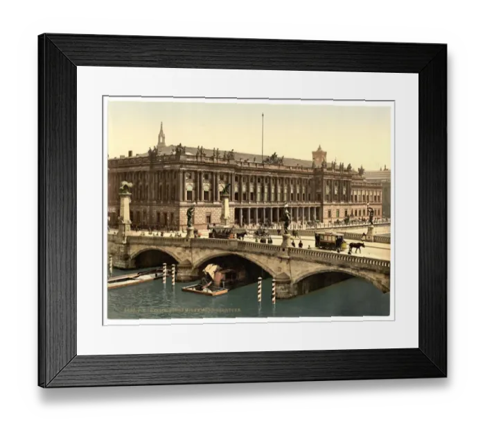 Framed Print : Fredericks Bridge and the Bourse, Berlin, Germany Framed Print : Fredericks Bridge and the Bourse, Berlin, Germany