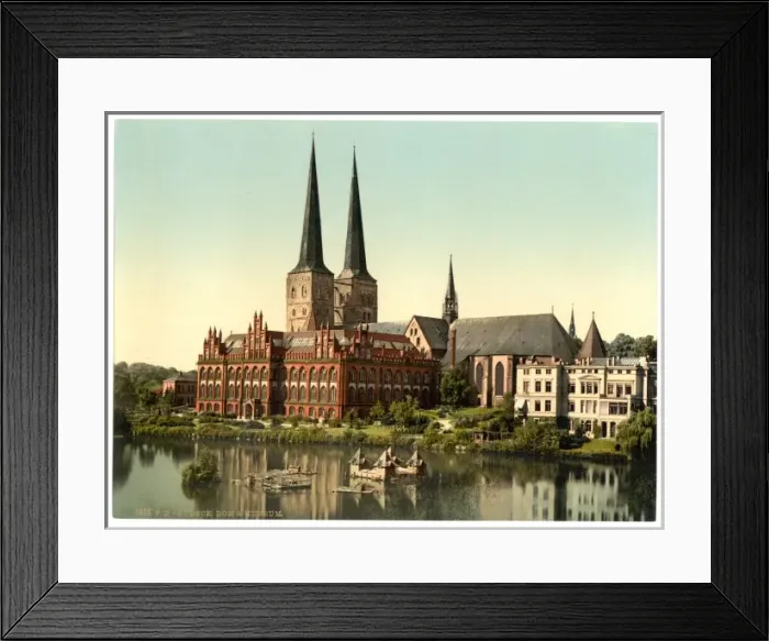Framed Print : The cathedral and museum, Lubeck, Germany Framed Print : The cathedral and museum, Lubeck, Germany