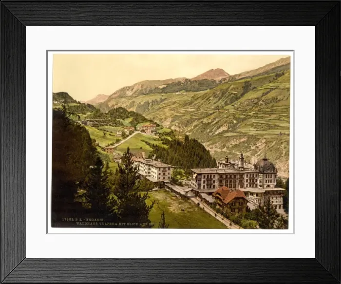 Framed Print : Lower Engadine, Vulpera and Fetan, Grisons, Switzerland Framed Print : Lower Engadine, Vulpera and Fetan, Grisons, Switzerland