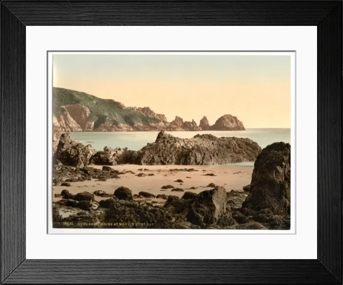 Framed Print : Guernsey, Moulin Huet Bay, I, Channel Islands, England Framed Print : Guernsey, Moulin Huet Bay, I, Channel Islands, England