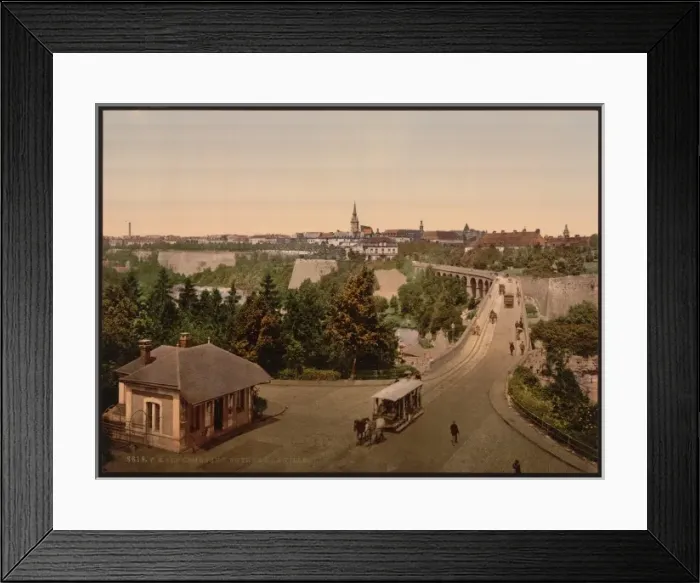 Framed Print : Entrance to the town, Luxembourg Framed Print : Entrance to the town, Luxembourg