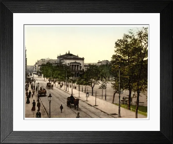 Framed Print : Wilhelmsplatz and theatre, Posen, Germany (i. e. Poznan Pola Framed Print : Wilhelmsplatz and theatre, Posen, Germany (i. e. Poznan Pola