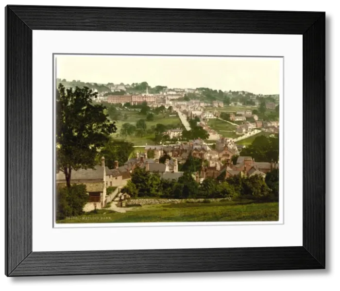 Framed Print : Matlock Bank showing hydropathic, Derbyshire, England Framed Print : Matlock Bank showing hydropathic, Derbyshire, England