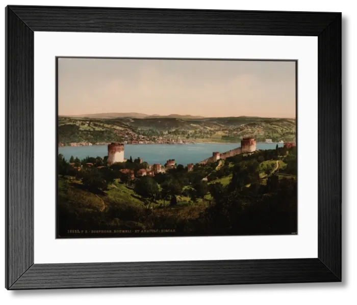 Framed Print : Bosphorus (i. e. Bosporus), Rumeli and Anadali-Hissar, (i. e Framed Print : Bosphorus (i. e. Bosporus), Rumeli and Anadali-Hissar, (i. e