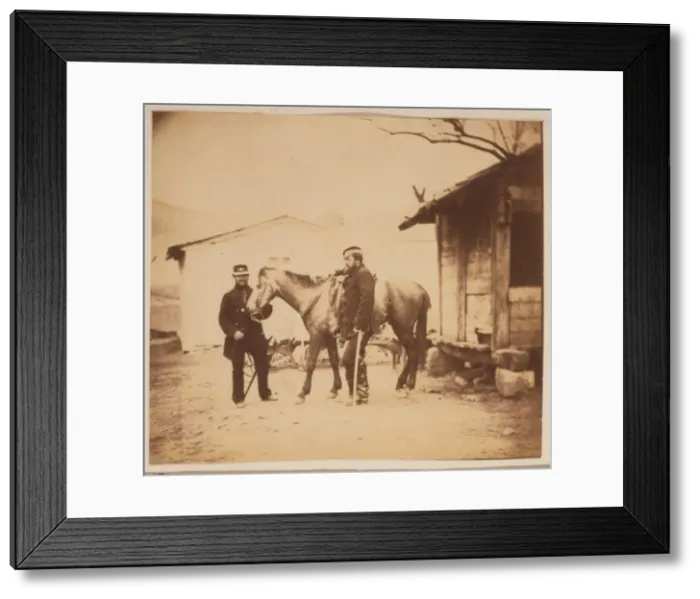Framed Print : Captain Hume on the staff of Sir John Campbell & his brother Framed Print : Captain Hume on the staff of Sir John Campbell & his brother
