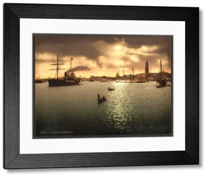 Framed Print : Riva Schiavoni, seen from S. Zaccane, Venice, Italy Framed Print : Riva Schiavoni, seen from S. Zaccane, Venice, Italy