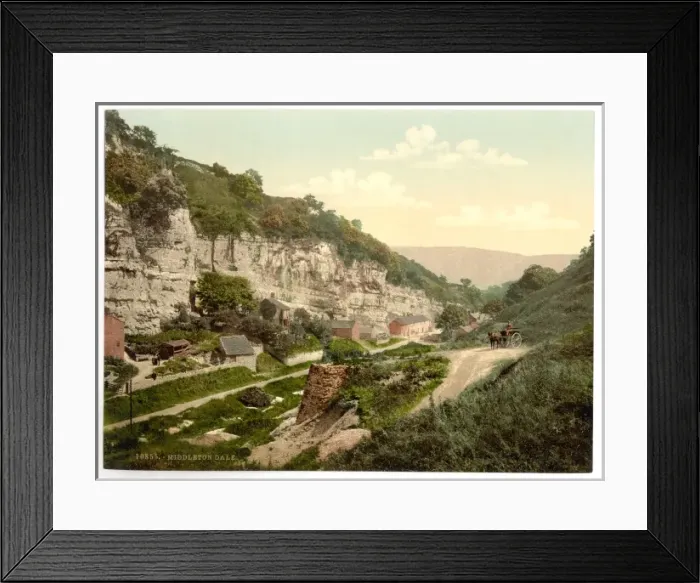 Framed Print : Middleton Dale, Derbyshire, England Framed Print : Middleton Dale, Derbyshire, England