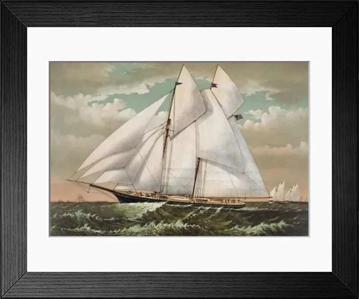 Framed Print : Yacht Norseman of New York Framed Print : Yacht Norseman of New York