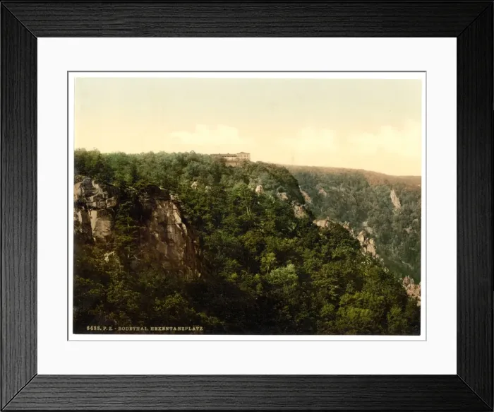 Framed Print : Hexentanzplatz, Bodethal, Hartz, Germany Framed Print : Hexentanzplatz, Bodethal, Hartz, Germany
