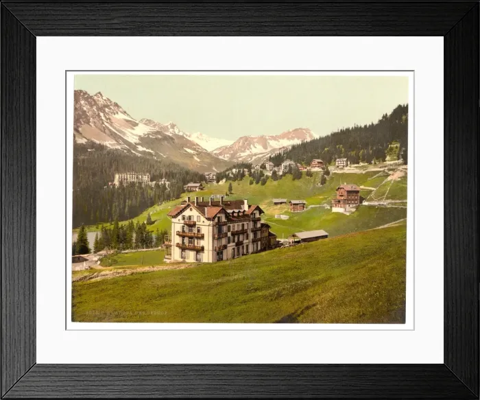 Framed Print : Arosa, the Seehof, Grisons, Switzerland Framed Print : Arosa, the Seehof, Grisons, Switzerland