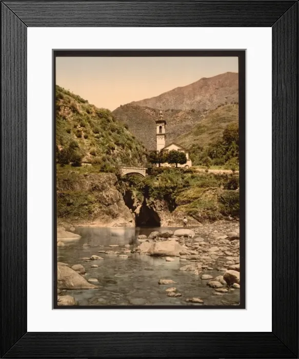 Framed Print : Canobbia (i. e. Cannobio), Lake Maggiore, Italy Framed Print : Canobbia (i. e. Cannobio), Lake Maggiore, Italy