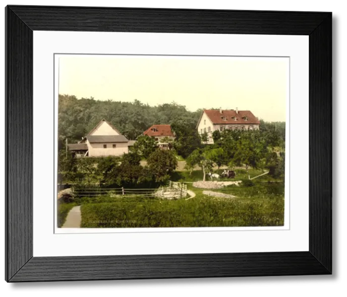 Framed Print : Claushof, Bad Kissengen (i. e. Bad Kissingen), Bavaria, Germa Framed Print : Claushof, Bad Kissengen (i. e. Bad Kissingen), Bavaria, Germa
