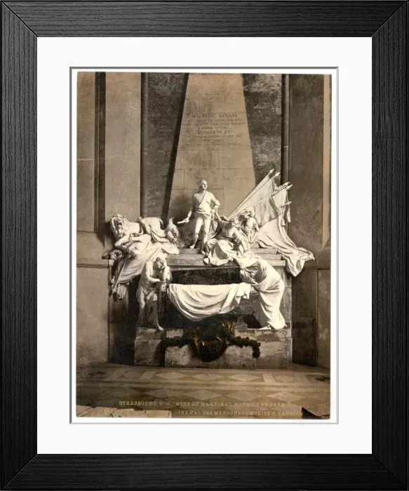 Framed Print : Monument to Marshall Mauritz of Saxe, Strassburg, Alsace Lor Framed Print : Monument to Marshall Mauritz of Saxe, Strassburg, Alsace Lor