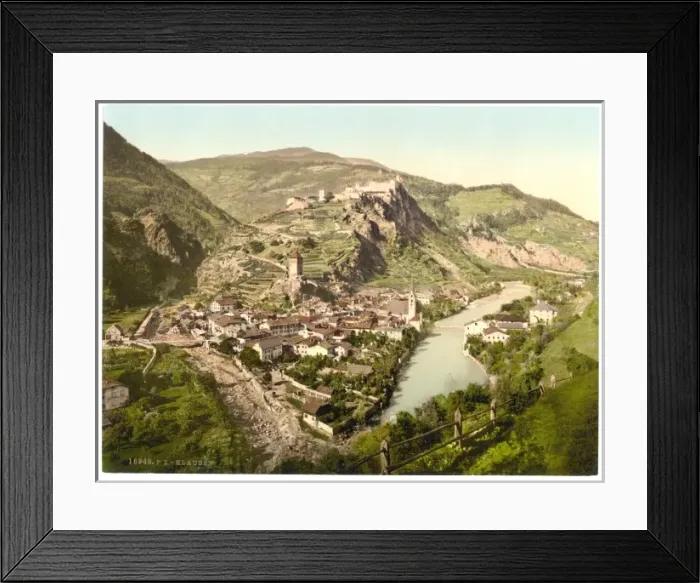 Framed Print : Klausen, general view, Tyrol, Austro-History Framed Print : Klausen, general view, Tyrol, Austro-History