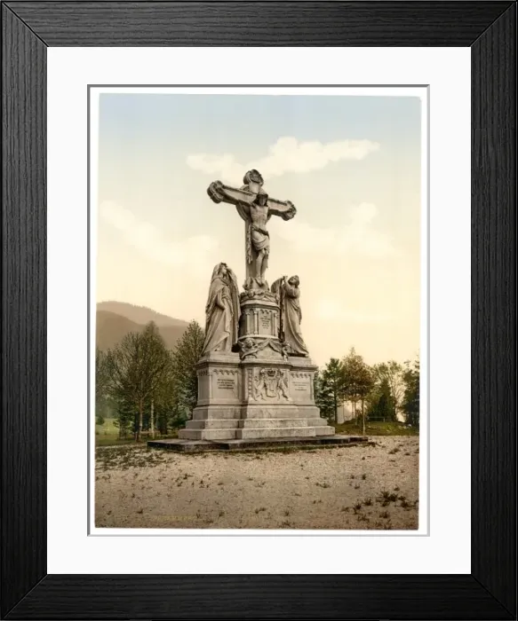 Framed Print : The Kreusigungsgruppe, Oberammergau, Upper Bavaria, Germany Framed Print : The Kreusigungsgruppe, Oberammergau, Upper Bavaria, Germany