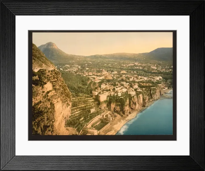 Framed Print : Meta, general view, Italy Framed Print : Meta, general view, Italy