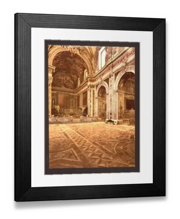 Framed Print : Church of San Martino, interior, Naples, Italy Framed Print : Church of San Martino, interior, Naples, Italy