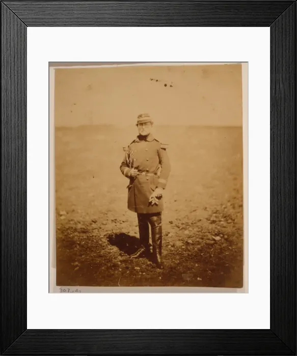 Framed Print : Commander Ballan, officer on Bosquets staff Framed Print : Commander Ballan, officer on Bosquets staff