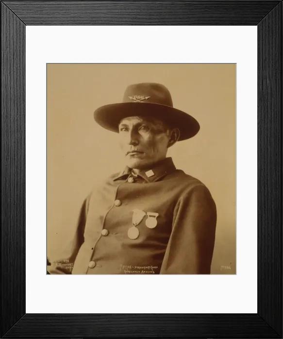Framed Print : Naiche - Hereditary chief - Chiricahua Apaches Framed Print : Naiche - Hereditary chief - Chiricahua Apaches