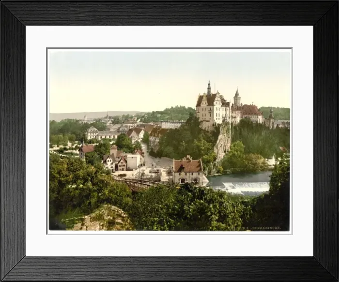 Framed Print : General view, Sigmarungen (i. e. Sigmaringen), Hohenzollern Framed Print : General view, Sigmarungen (i. e. Sigmaringen), Hohenzollern