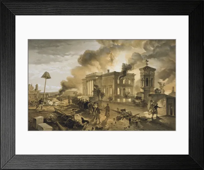 Framed Print : Public library and temple of the winds Framed Print : Public library and temple of the winds