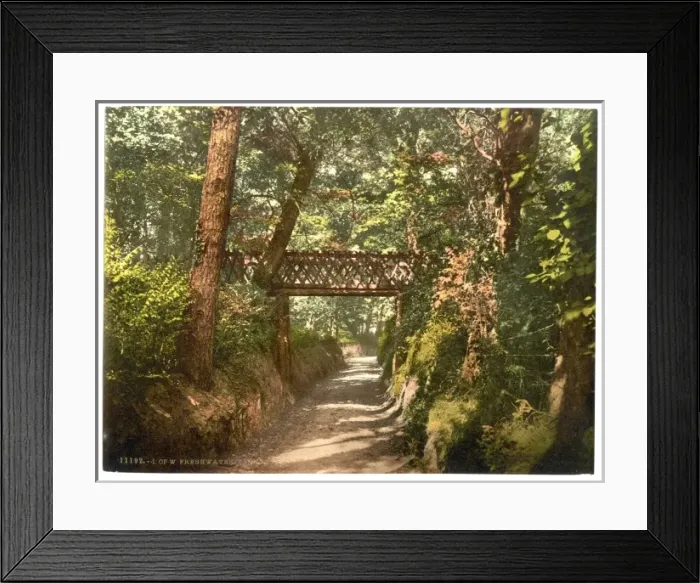 Framed Print : Freshwater Bay, Tennysons home, Isle of Wight, England Framed Print : Freshwater Bay, Tennysons home, Isle of Wight, England
