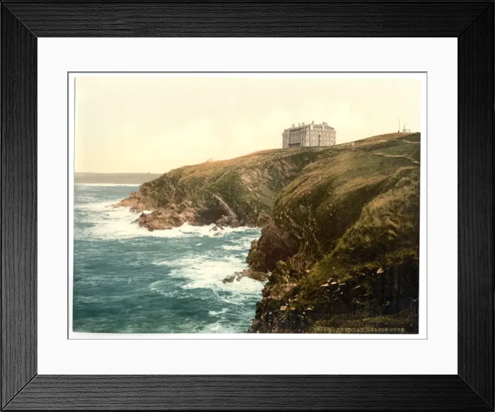 Framed Print : Newquay, Beacon Cove, Cornwall, England Framed Print : Newquay, Beacon Cove, Cornwall, England