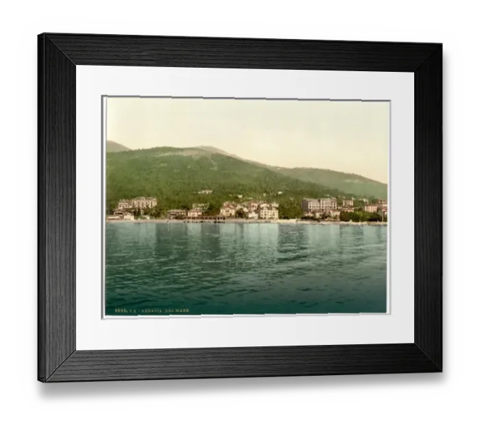 Framed Print : Abbazia, from the sea, Istria, Austro-Hungary Framed Print : Abbazia, from the sea, Istria, Austro-Hungary
