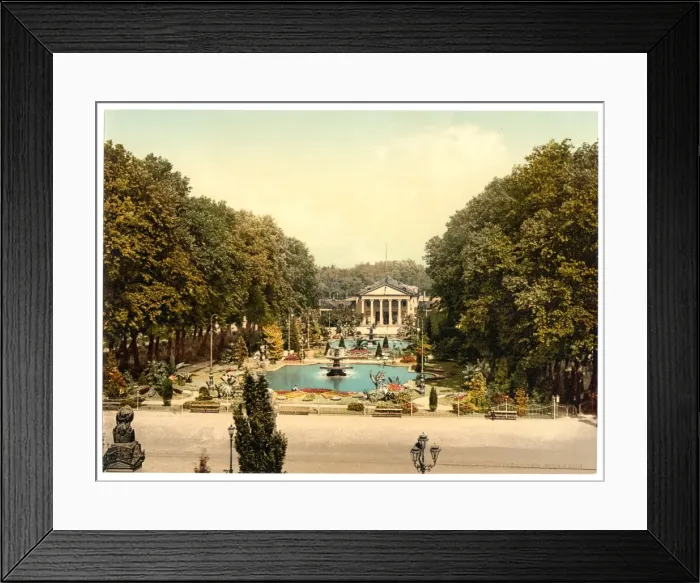 Framed Print : Kurhaus, Wiesbaden, Hesse-Nassau, Germany Framed Print : Kurhaus, Wiesbaden, Hesse-Nassau, Germany