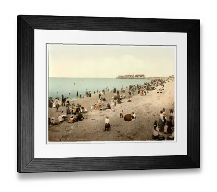 Framed Print : The Sands, Morecambe, England Framed Print : The Sands, Morecambe, England