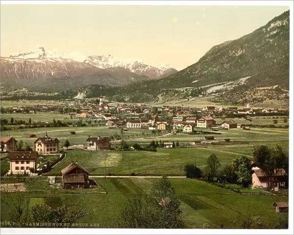 Garmisch, general view, Upper Bavaria, Germany