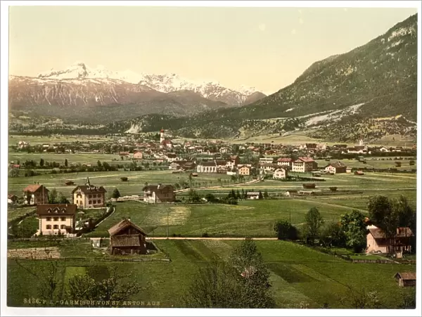 Garmisch, general view, Upper Bavaria, Germany