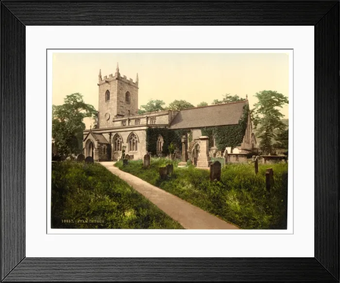 Framed Print : Eyam Church, Derbyshire, England Framed Print : Eyam Church, Derbyshire, England