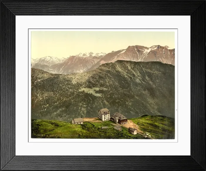 Framed Print : Belalp and Riederfurka, Valais, Alps of, Switzerland Framed Print : Belalp and Riederfurka, Valais, Alps of, Switzerland