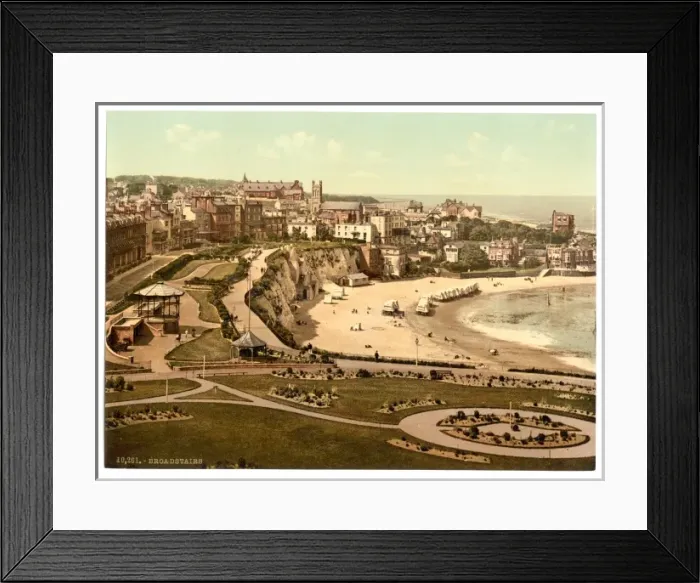 Framed Print : From the gardens, Broadstairs, England Framed Print : From the gardens, Broadstairs, England