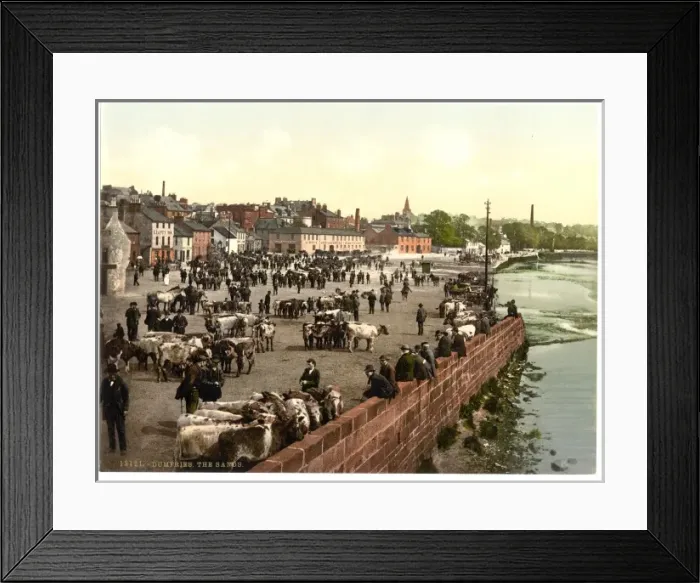 Framed Print : The Sands, Dumfries, Scotland Framed Print : The Sands, Dumfries, Scotland