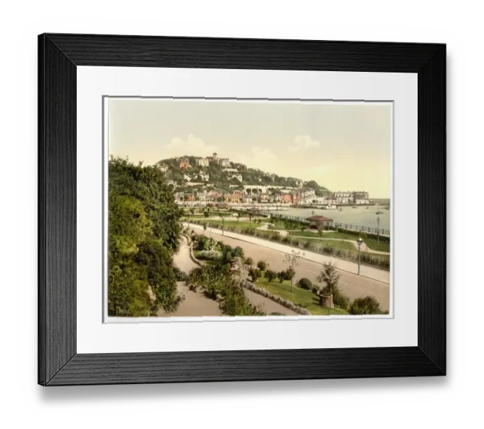 Framed Print : Princess Gardens, Torquay, England Framed Print : Princess Gardens, Torquay, England